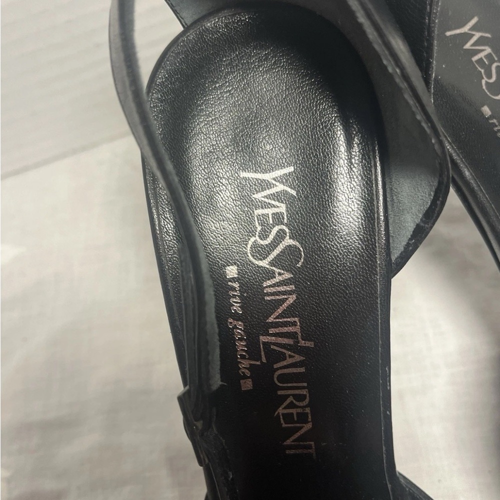 Yves Saint Laurent Black Heels - Picture 6 of 9